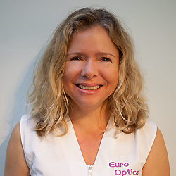 Roberta, óptica-optometrista y fundadora de Euro Óptica Alfàs