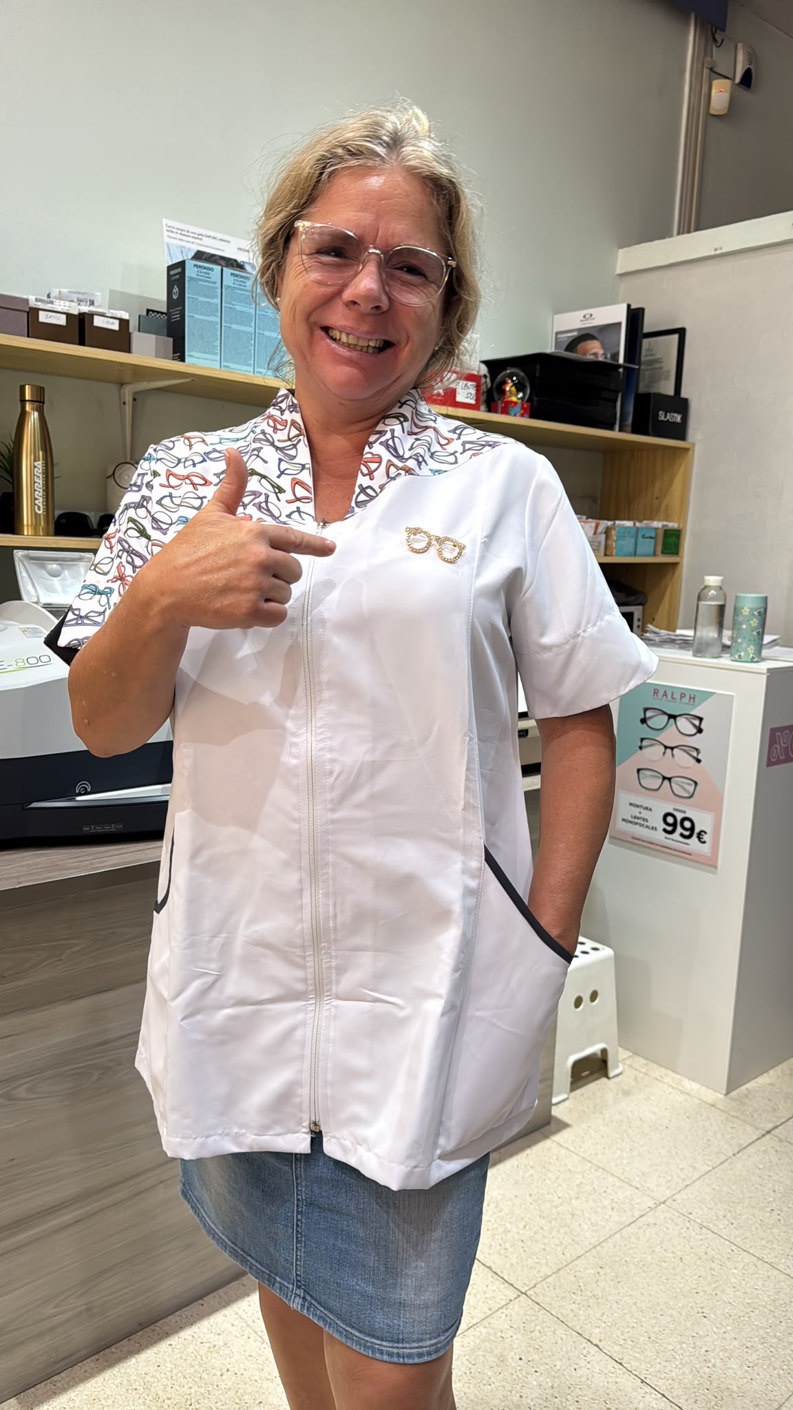 Roberta, óptica-optometrista y fundadora de Euro Óptica Alfàs